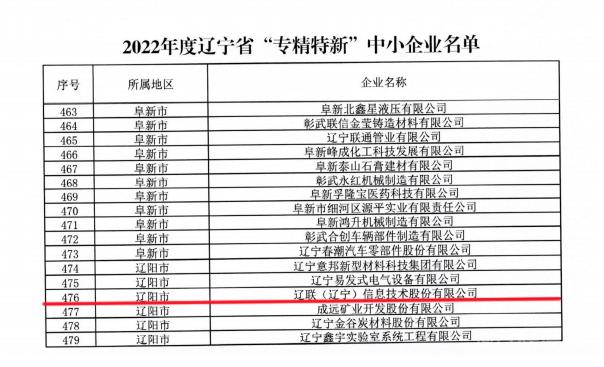 加拿大pc28预测信息获评2022年度辽宁省“专精特新”企业2.jpg 加拿大pc28预测信息获评2022年度辽宁省“专精特新”企业2.jpg
